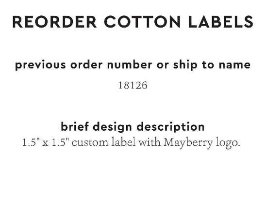 PPLR_HIDDEN_PRODUCT Reorder Previous Label Design - COTTON