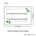 PPLR_HIDDEN_PRODUCT Leaf Quote (2"x3" Cotton - 12 labels/set)