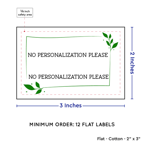 PPLR_HIDDEN_PRODUCT Leaf Quote (2"x3" Cotton - 12 labels/set)