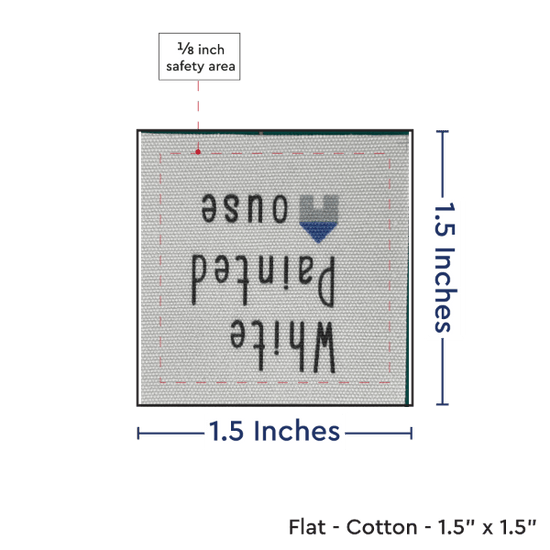 PPLR_HIDDEN_PRODUCT Print your Logo or Image on FLAT Cotton Tags