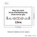PPLR_HIDDEN_PRODUCT Double Heart Quote (2"x3" Cotton - 12 labels/set)