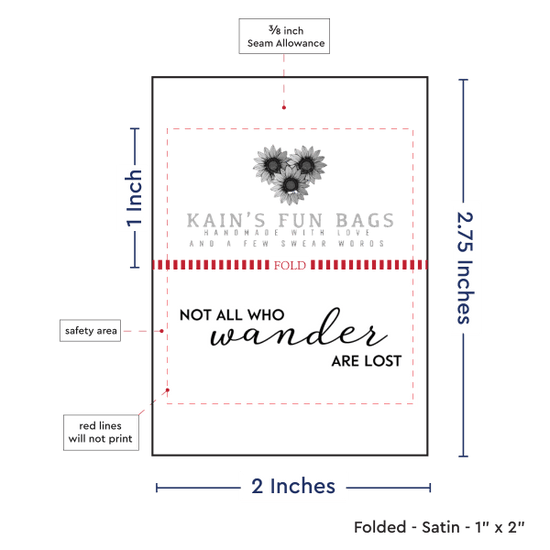 PPLR_HIDDEN_PRODUCT Print your Logo or Image on Satin Tags (2" wide - Satin)