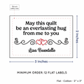 PPLR_HIDDEN_PRODUCT Double Heart Quote (2"x3" Cotton - 12 labels/set)