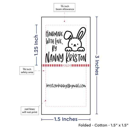 PPLR_HIDDEN_PRODUCT Print Your Logo or Image on FOLDED Cotton Tags