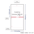 PPLR_HIDDEN_PRODUCT Print Your Logo or Image on FOLDED Cotton Tags
