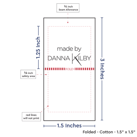 PPLR_HIDDEN_PRODUCT Print Your Logo or Image on FOLDED Cotton Tags
