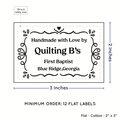 PPLR_HIDDEN_PRODUCT Swirl Accent Border (2"x3" Cotton - 12 labels/set)