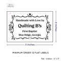 PPLR_HIDDEN_PRODUCT Swirl Accent Border (2"x3" Cotton - 12 labels/set)