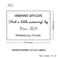 PPLR_HIDDEN_PRODUCT Large Text Only Label (2"x3"-Cotton)