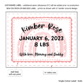 PPLR_HIDDEN_PRODUCT Pink Rainbow Baby Label