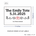 PPLR_HIDDEN_PRODUCT Double Heart Quote (2"x3" Cotton - 12 labels/set)