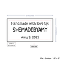 PPLR_HIDDEN_PRODUCT Text Only Medium Large Label (1.5"x3"-Cotton)