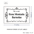 PPLR_HIDDEN_PRODUCT Swirl Accent Border (2"x3" Cotton - 12 labels/set)
