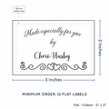 PPLR_HIDDEN_PRODUCT Double Heart Border (2"x3" Cotton - 12 labels/set)