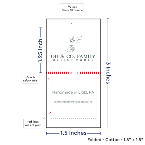 PPLR_HIDDEN_PRODUCT Print Your Logo or Image on FOLDED Cotton Tags