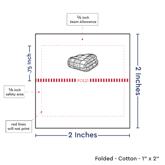PPLR_HIDDEN_PRODUCT Print Your Logo or Image on FOLDED Cotton Tags