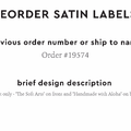 PPLR_HIDDEN_PRODUCT Reorder Previous Label Design - SATIN