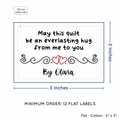 PPLR_HIDDEN_PRODUCT Double Heart Quote (2"x3" Cotton - 12 labels/set)