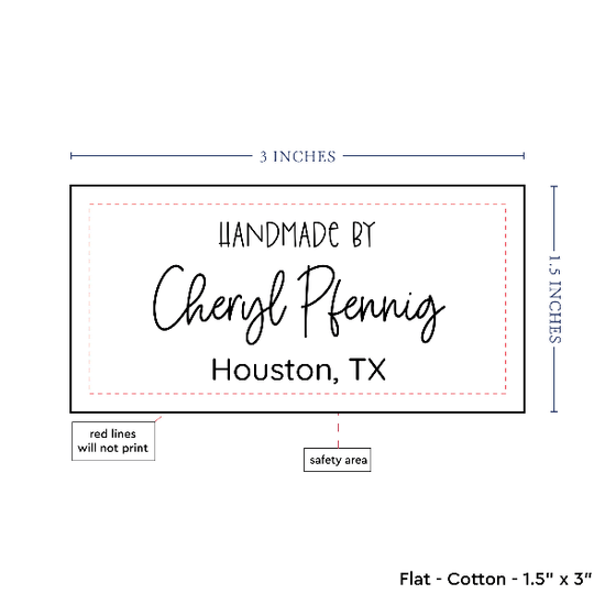 PPLR_HIDDEN_PRODUCT Text Only Medium Large Label (1.5"x3"-Cotton)