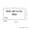 PPLR_HIDDEN_PRODUCT Text Only Medium Large Label (1.5"x3"-Cotton)