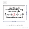 PPLR_HIDDEN_PRODUCT Double Heart Quote (2"x3" Cotton - 12 labels/set)