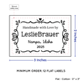 PPLR_HIDDEN_PRODUCT Swirl Accent Border (2"x3" Cotton - 12 labels/set)