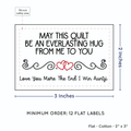 PPLR_HIDDEN_PRODUCT Double Heart Quote (2"x3" Cotton - 12 labels/set)