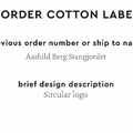 PPLR_HIDDEN_PRODUCT Reorder Previous Label Design - COTTON