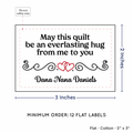PPLR_HIDDEN_PRODUCT Double Heart Quote (2"x3" Cotton - 12 labels/set)