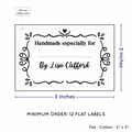 PPLR_HIDDEN_PRODUCT Swirl Accent Border with Fill in Blanks (2"x3" Cotton - 12 labels/set)