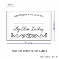 PPLR_HIDDEN_PRODUCT Double heart border with Fill in Blanks (2"x3" Cotton - 12 labels/set)