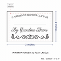 PPLR_HIDDEN_PRODUCT Double heart border with Fill in Blanks (2"x3" Cotton - 12 labels/set)