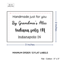 PPLR_HIDDEN_PRODUCT Large Text Only Label (2"x3"-Cotton)