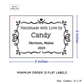 PPLR_HIDDEN_PRODUCT Swirl Accent Border (2"x3" Cotton - 12 labels/set)