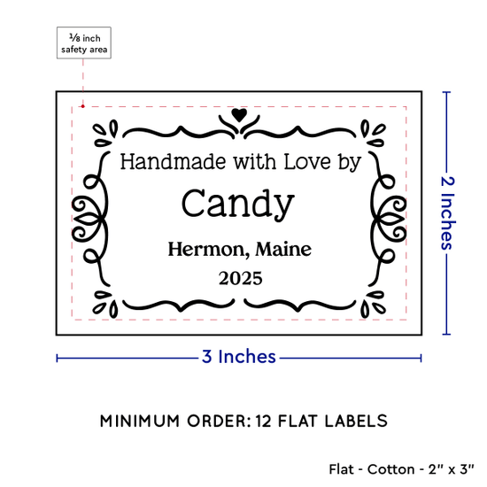 PPLR_HIDDEN_PRODUCT Swirl Accent Border (2"x3" Cotton - 12 labels/set)