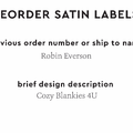 PPLR_HIDDEN_PRODUCT Reorder Previous Label Design - SATIN