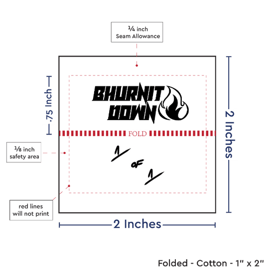 PPLR_HIDDEN_PRODUCT Print Your Logo or Image on FOLDED Cotton Tags