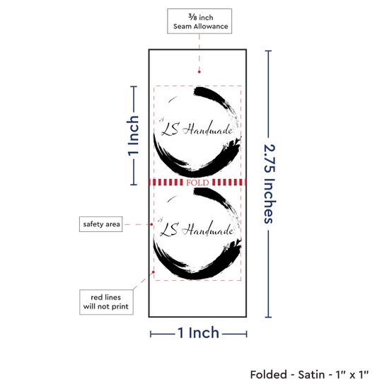 PPLR_HIDDEN_PRODUCT Print Your Logo/Image on Satin Tags (1" wide - Satin)