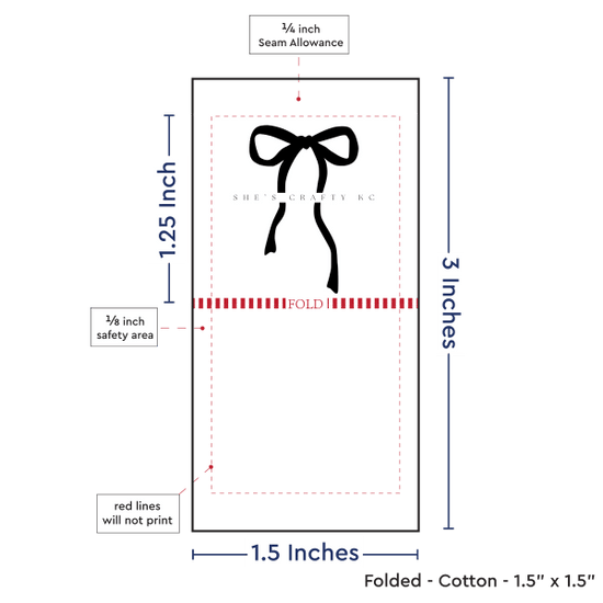 PPLR_HIDDEN_PRODUCT Print Your Logo or Image on FOLDED Cotton Tags