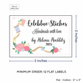 PPLR_HIDDEN_PRODUCT Thread and Flowers (2"x3" Cotton - 12 labels/set)