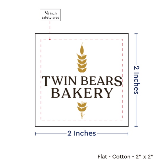 PPLR_HIDDEN_PRODUCT Print your Logo or Image on FLAT Cotton Tags