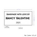 PPLR_HIDDEN_PRODUCT Text Only Medium Large Label (1.5"x3"-Cotton)