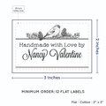 PPLR_HIDDEN_PRODUCT Winter Bird (2"x3" Cotton - 12 labels/set)