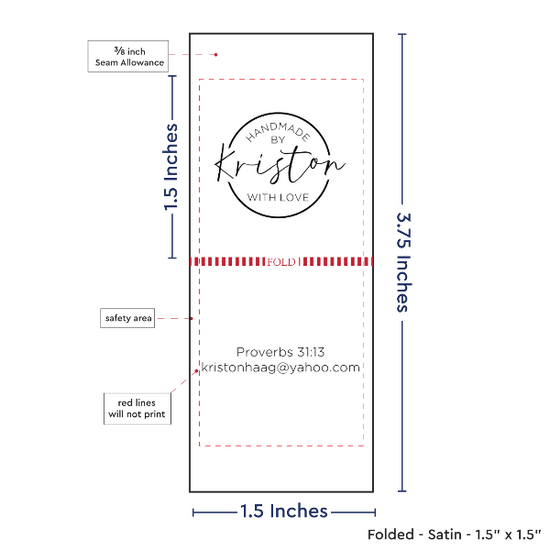 PPLR_HIDDEN_PRODUCT Print your logo/Image on Satin Tags (1.5" wide - Satin)