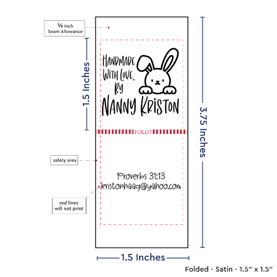 PPLR_HIDDEN_PRODUCT Print your logo/Image on Satin Tags (1.5" wide - Satin)