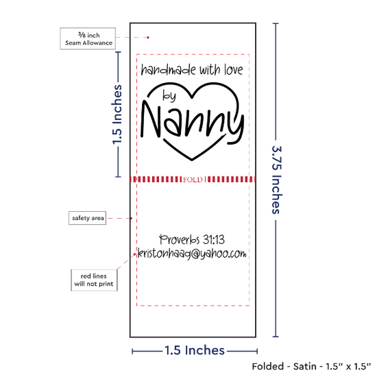 PPLR_HIDDEN_PRODUCT Print your logo/Image on Satin Tags (1.5" wide - Satin)