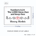 PPLR_HIDDEN_PRODUCT Double Heart Quote (2"x3" Cotton - 12 labels/set)