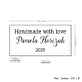 PPLR_HIDDEN_PRODUCT Text Only Medium Large Label (1.5"x3"-Cotton)