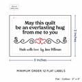 PPLR_HIDDEN_PRODUCT Double Heart Quote (2"x3" Cotton - 12 labels/set)