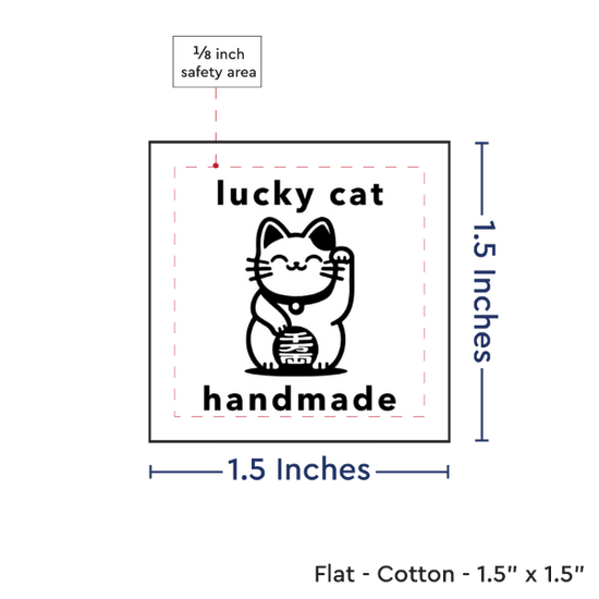 PPLR_HIDDEN_PRODUCT Print your Logo or Image on FLAT Cotton Tags